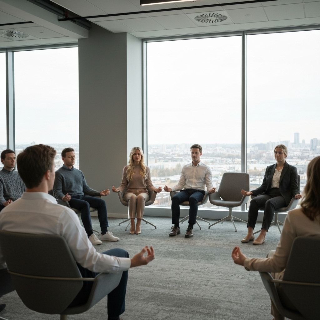 Corporate wellness session